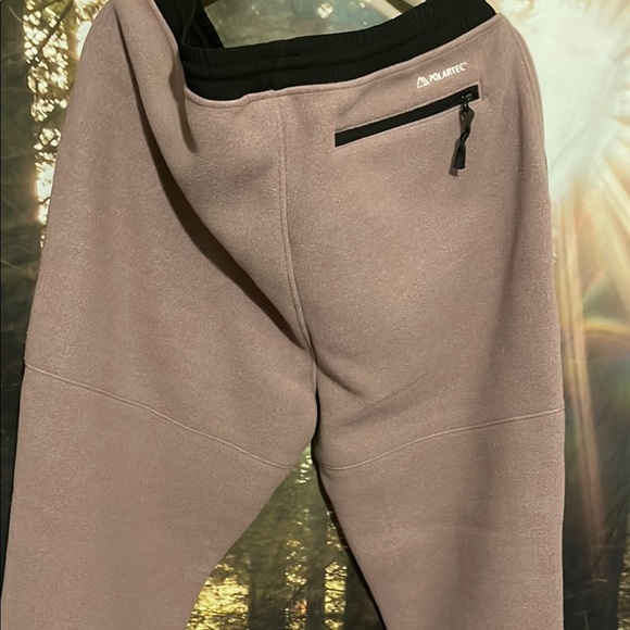 The North Face lavender and Black Fleece Bottoms - Picture 4 of 4